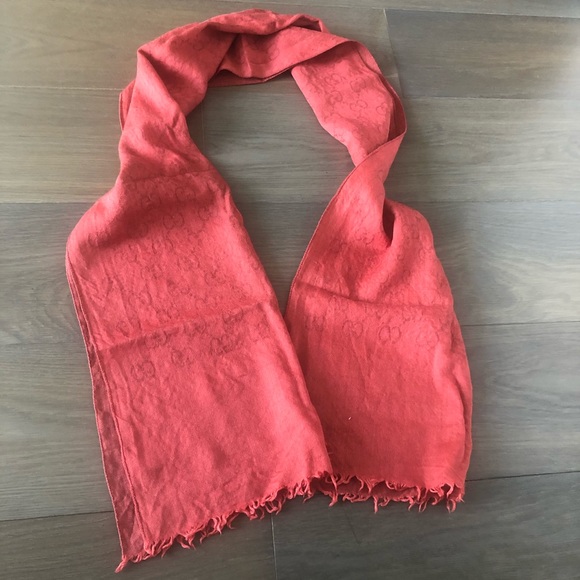 Gucci 362654 Wool Silk Blend Muffler Scarf - Picture 2 of 5